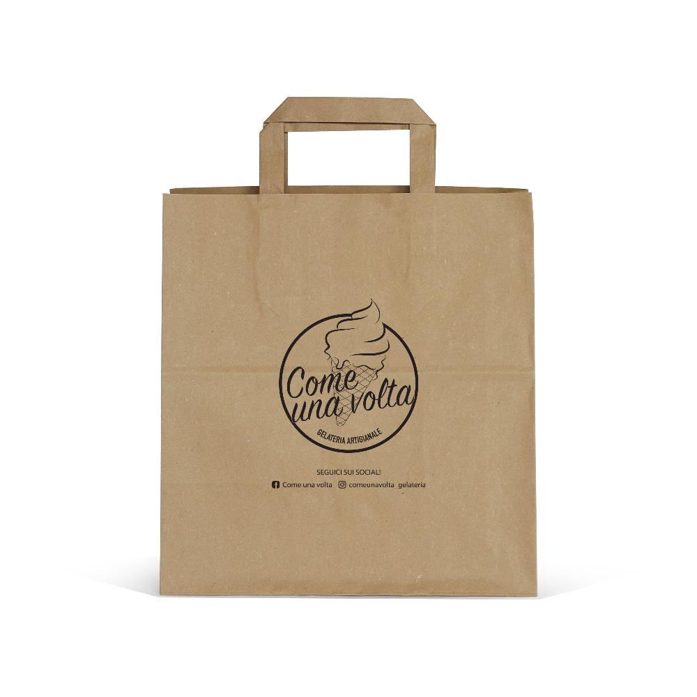 sacchetto take-away personalizzato per gelateria