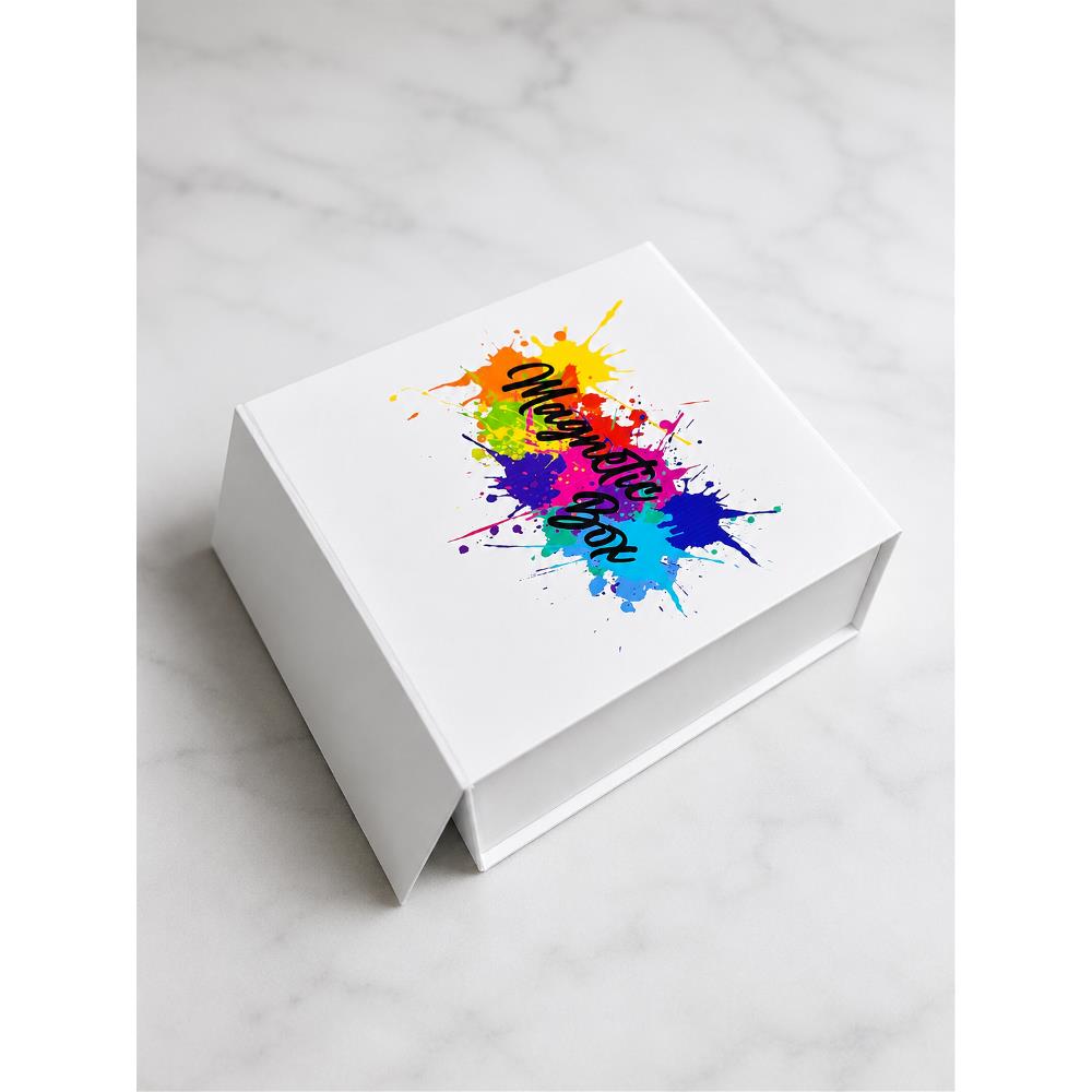 scatola elegante con stampa a colori