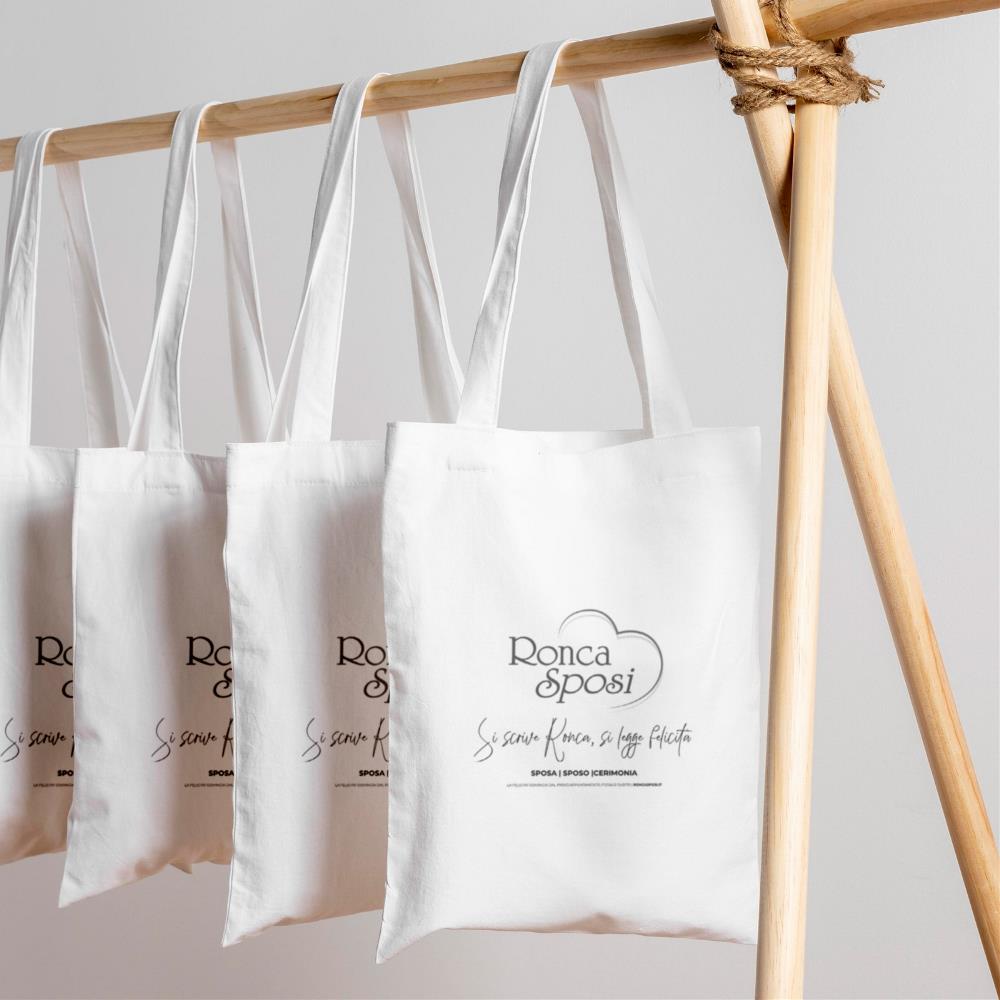 Shopper cotone con stampa serigrafica