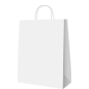 Shopper Economico con logo grandi quantità taglia 26X11X34,5 - 1 colore