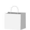 Shopper food delivery elegante con logo a colori taglia 26x25x32