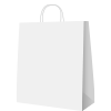 Shopper Economico con logo monocolore taglia 32x13x42,5