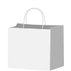 Shopper food delivery elegante con logo a colori taglia 32x23x31