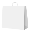 Shopper Economico con logo monocolore taglia 54x14x45