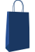 Shopper portabottiglia per vino colore Blu
