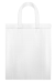 Shopper in Cotone con logo stampato colore Bianco