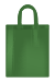 Shopper in Cotone con logo stampato colore Verde Scuro