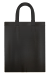 Shopper in Cotone con logo stampato colore Nero
