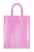 Shopper in Cotone con logo stampato colore Rosa