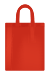 Shopper in TNT con stampa serigrafica colore Rosso