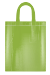 Shopper in Cotone con logo stampato colore Verde Chiaro